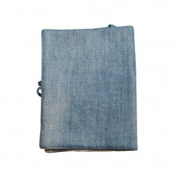 Book cover with embroidery • blue