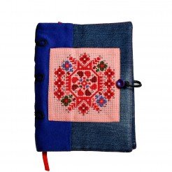Book cover with embroidery • floral elements