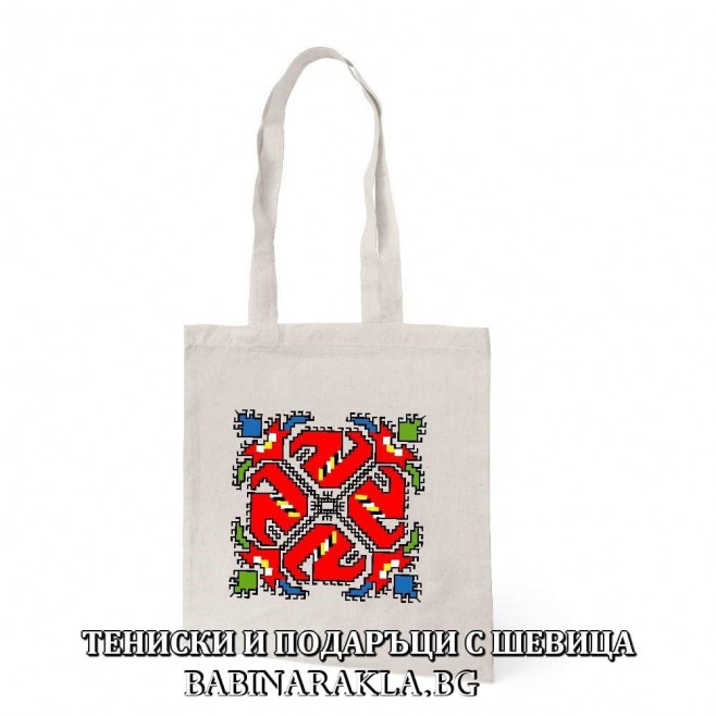 Cotton bag with embroidery 016