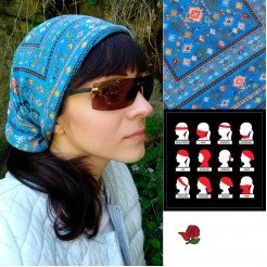 Bandana Kanatitsa Blue