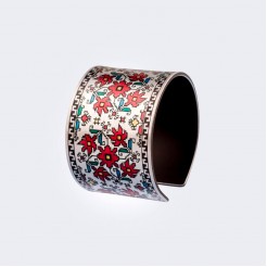 Bracelet with embroidery Cvetelina