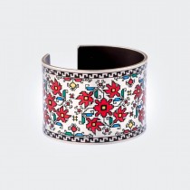 Bracelet with embroidery Cvetelina