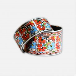 Bracelet with embroidery Detelina