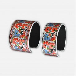 Bracelet with embroidery Detelina