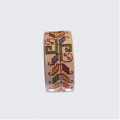 Leather Bracelets with Embroidery Generous