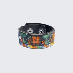 Leather Bracelets with Embroidery Lovely