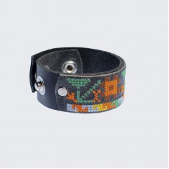Leather Bracelets with Embroidery Lovely