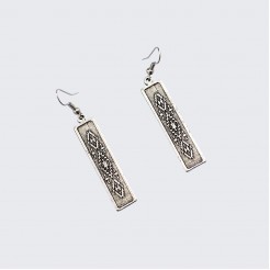 Earrings with Bulgarian Embroidery  • Kalimana