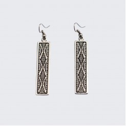 Earrings with Bulgarian Embroidery  •  Aglaia
