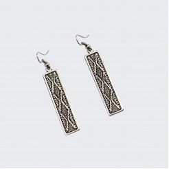 Earrings with Bulgarian Embroidery  •  Aglaia