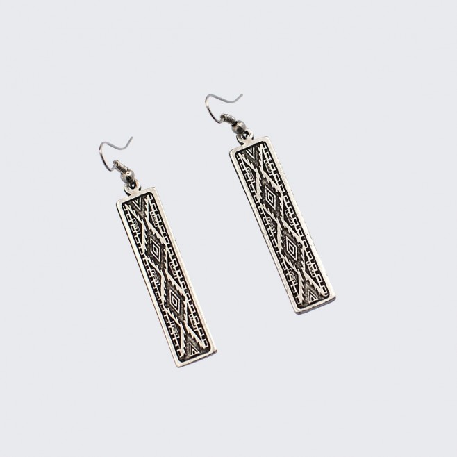 Earrings with Bulgarian Embroidery  •  Aglaia