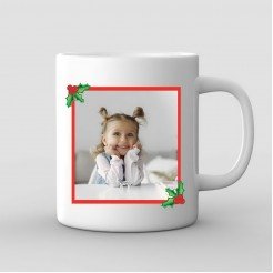Best Grandma Christmas Mug with Photo