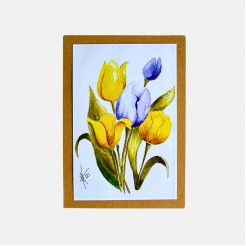 Tulips Art Card
