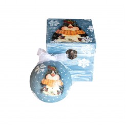 Christmas Ball Snowy Cat