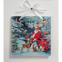 Christmas board Santa Claus 3