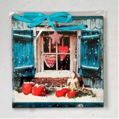 Christmas panel Christmas window 2