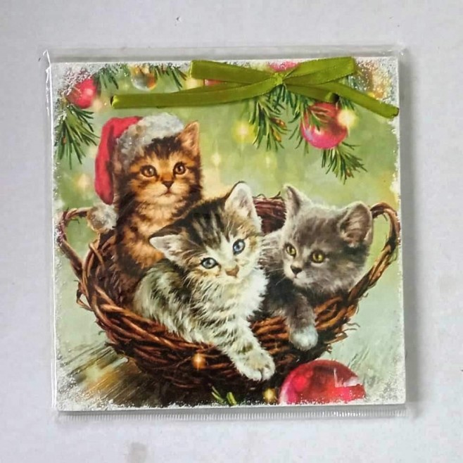 Christmas billboard Kittens 3