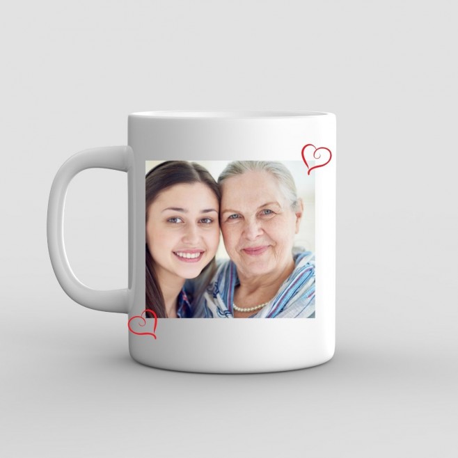 Чаша подарък за Баба със снимка - Чашата на Най-Добрата Баба - модел 2