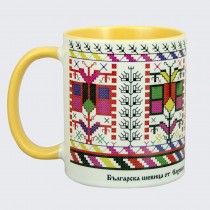 Cup with Embroidery from Elhovo • The Tree of Life • yellow