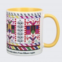 Cup with Embroidery from Elhovo • The Tree of Life • yellow