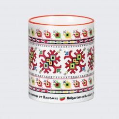 A Mug decorated with embroidery from the Yambol Region / Thracian folklore region /