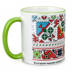 Glass, decorated with embroidery from Lovech / Northwestern folklore area /