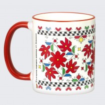Cup with Embroidery from Lovech • Prosperity • white