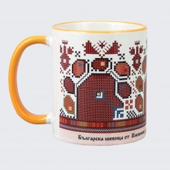 A cup decorated with embroidery from the Pleven - model 2