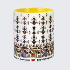 A cup decorated with embroidery from the Pleven - model 1