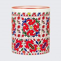 Cup with embroidery from Sofia - model 2
