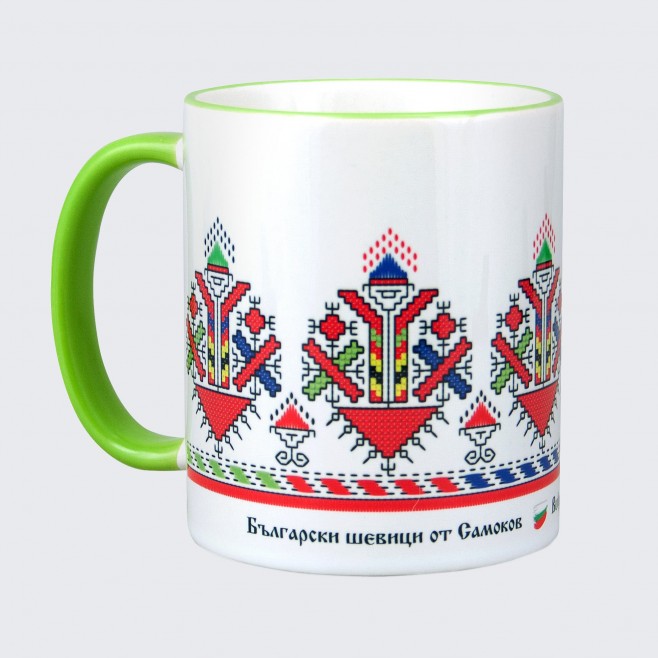 Cup with embroidery from Samokov - detail, model 1
