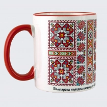 Embroidery cup from the village of Buhovo • Svilenitsa - model 1