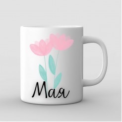 Name day mug Tulips