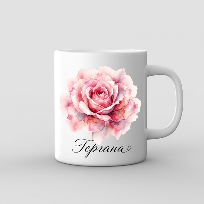 “Rose” Mug for Gergana