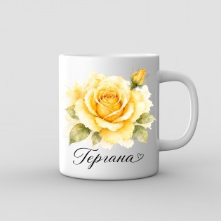 “Delicate Rose” Mug for Gergana