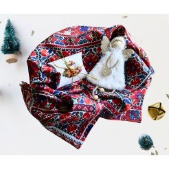 Christmas Gift Box: Embroidered Scarf, Lucky Candle & Fairy Ornament