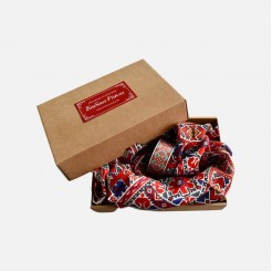 Donka Scarf and Bracelet set with embroideries motives