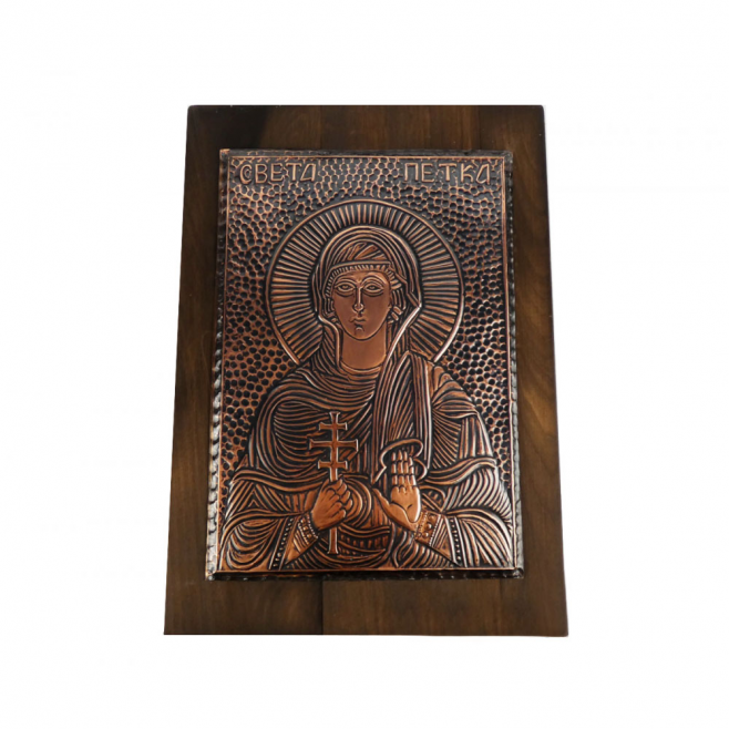 Copper Icon Saint Petka - Large