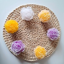 Peony Cupcake Candle