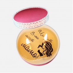 Personalized candle with a hidden wish for a lady