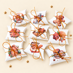 Коледна свещ със скрито послание