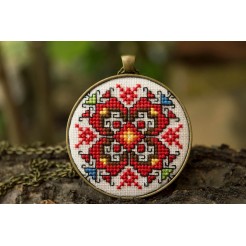 Beautiful Necklace »Embroidery» Code GIGLD12
