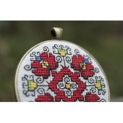 Necklace <<Bulgarian Embroidery>> code GIGLD3