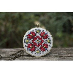 Necklace <<Bulgarian Embroidery>> code GIGLD3