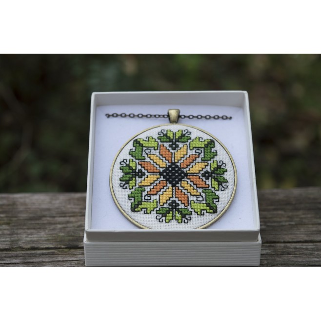 Necklace <<Bulgarian Embroidery>> code GIGLD4