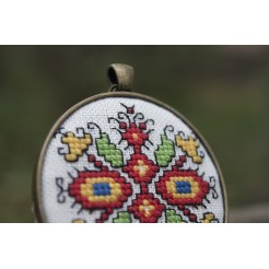 Necklace <<Bulgarian Embroidery>> code GIGLD6
