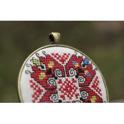Necklace <<Bulgarian Embroidery>> code GIGLD7