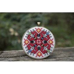 Necklace <<Bulgarian Embroidery>> code GIGLD8