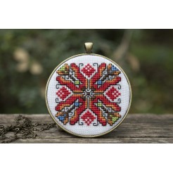 Necklace <<Bulgarian Embroidery>> code GIGLD9