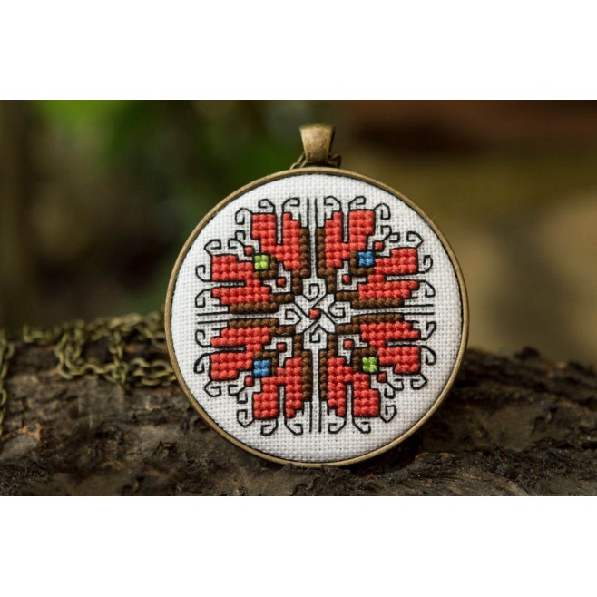 Necklace <<Bulgarian Embroidery>> code GISLV11